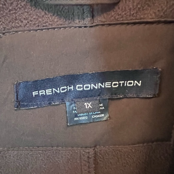 French Connection Hooded Inner Bib Softshell Jacket - Picture 10 of 17